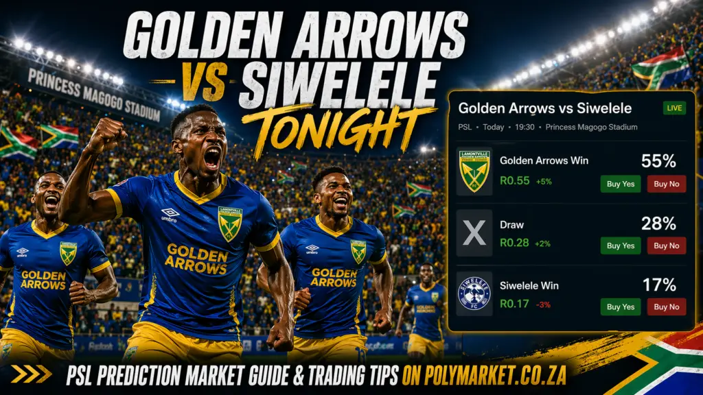 Trade Golden Arrows vs Siwelele tonight