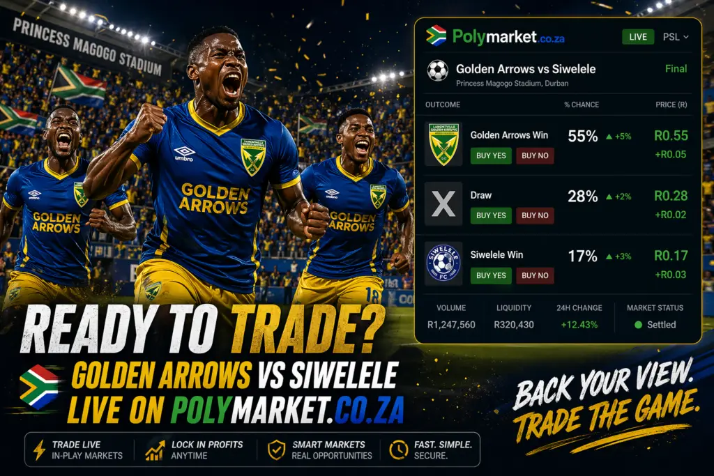 Trade Golden Arrows vs Siwelele tonight